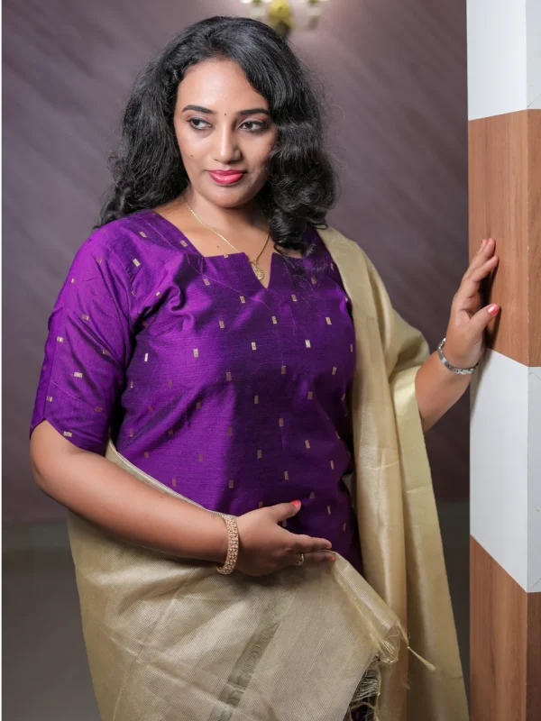 Classy Wear / Classy Kurti / Cord Set Pur - Image 4