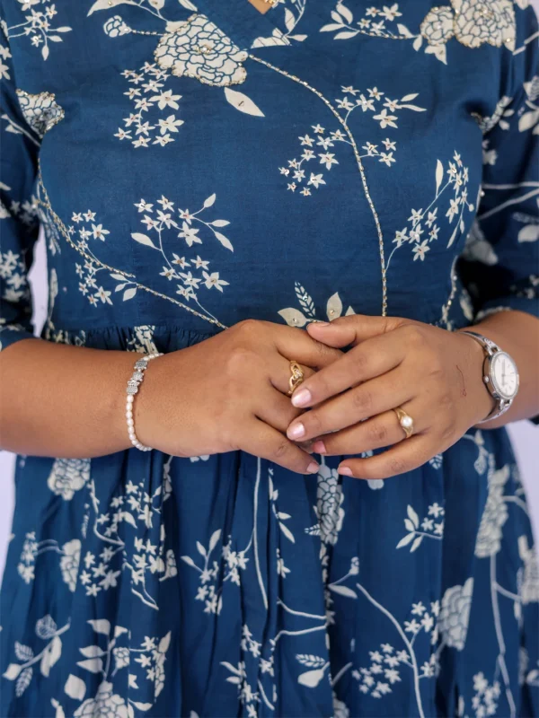 Classy Wear / Classy Frocks / Navy Blue - Image 4