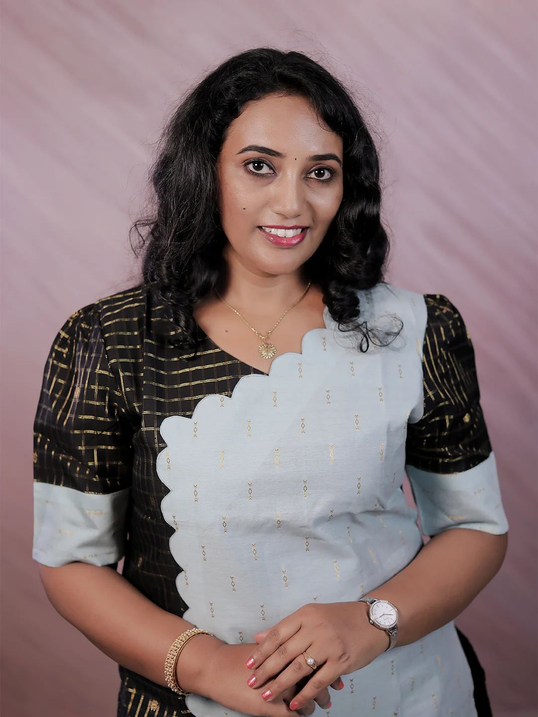 Classy Wear / Classy Kurti / Black-Pista - Image 4