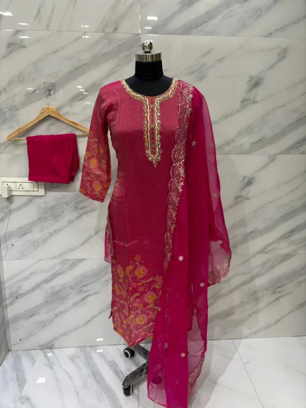 Royal Wear / Rani Pink Silk - Image 2